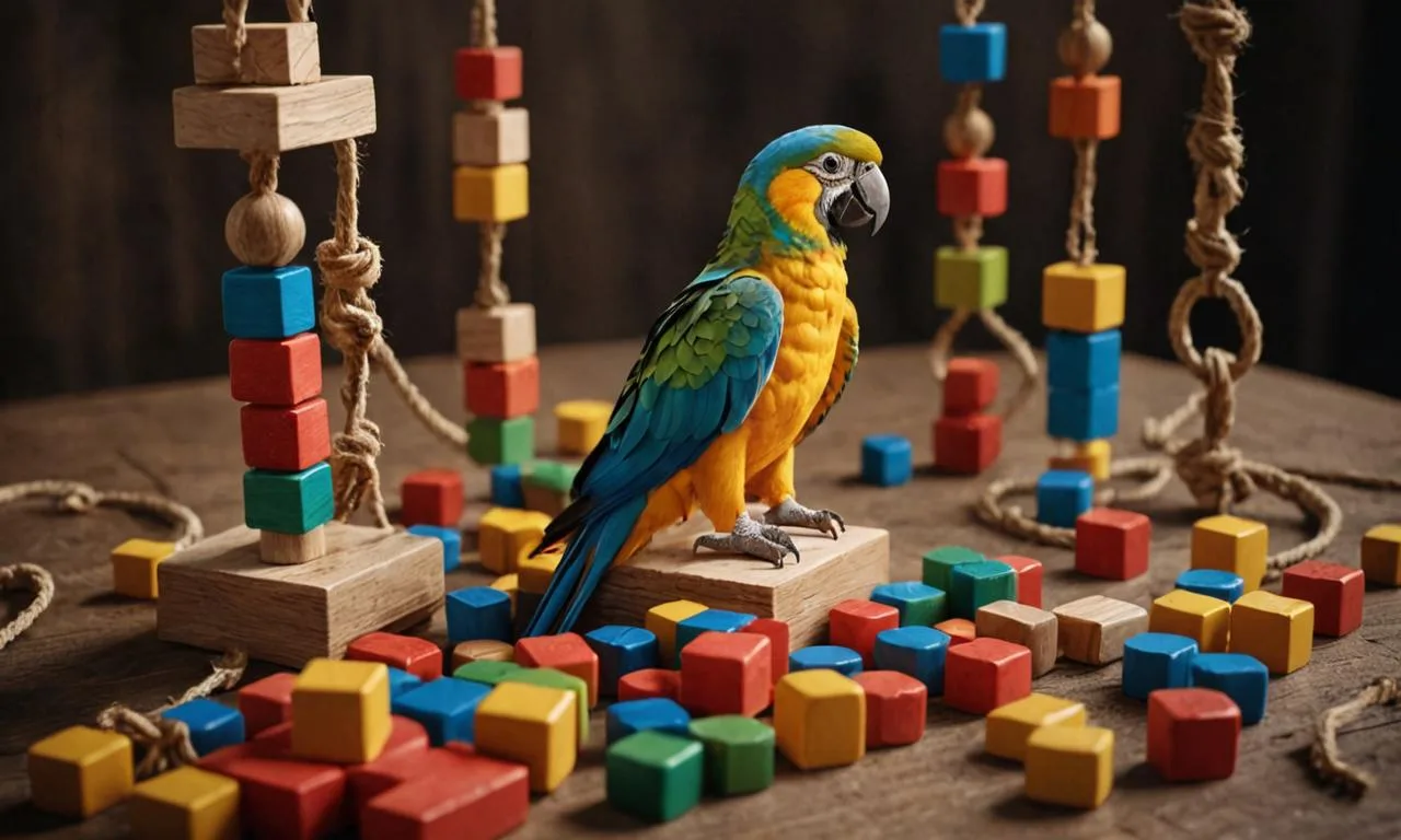 Jak vyrobit hračky pro papoušky
